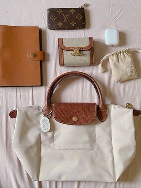NWT Longchamp Le Pliage Small Top-Handle Tote